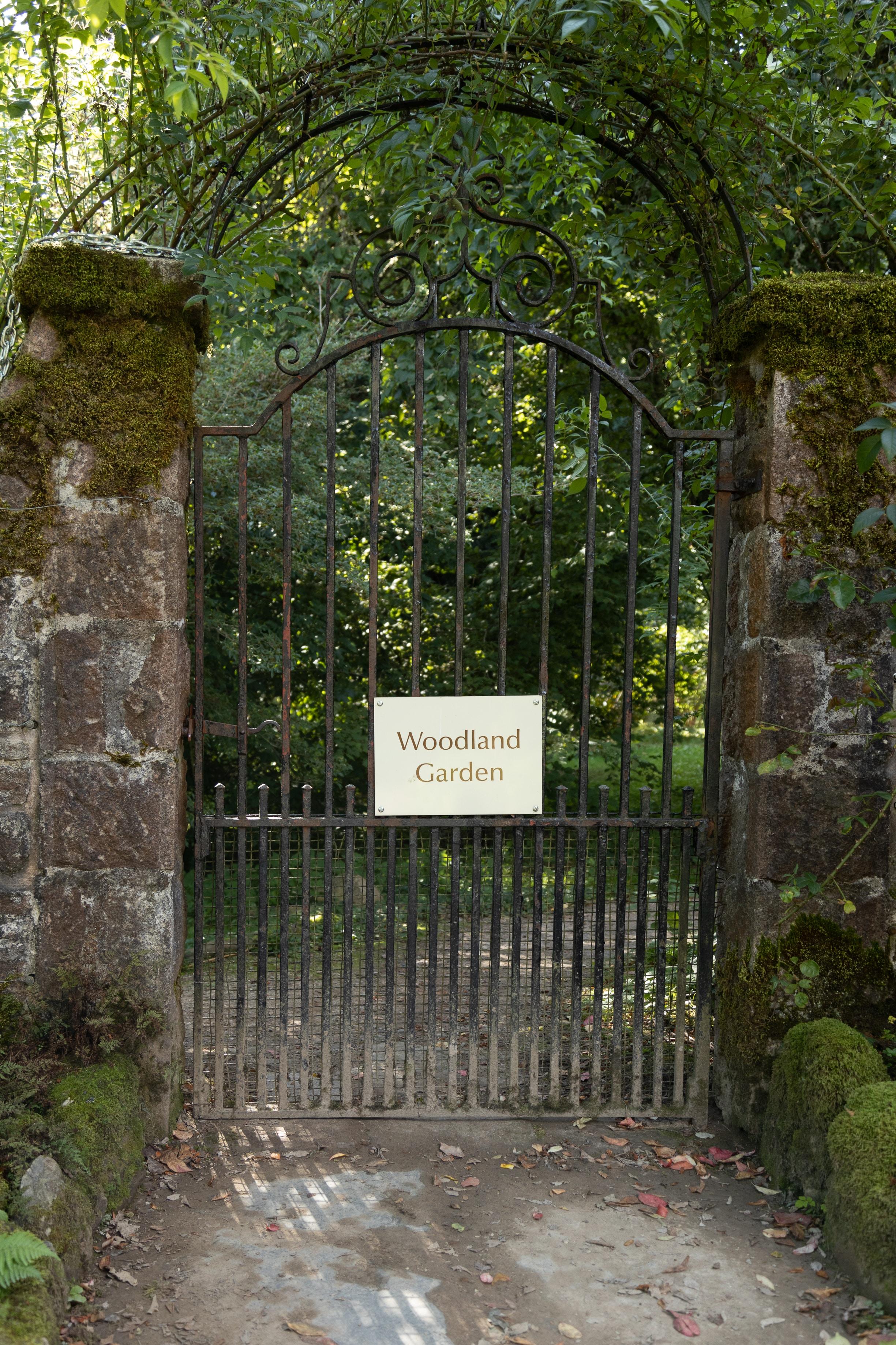 Le portail du jardin du château de Crathes