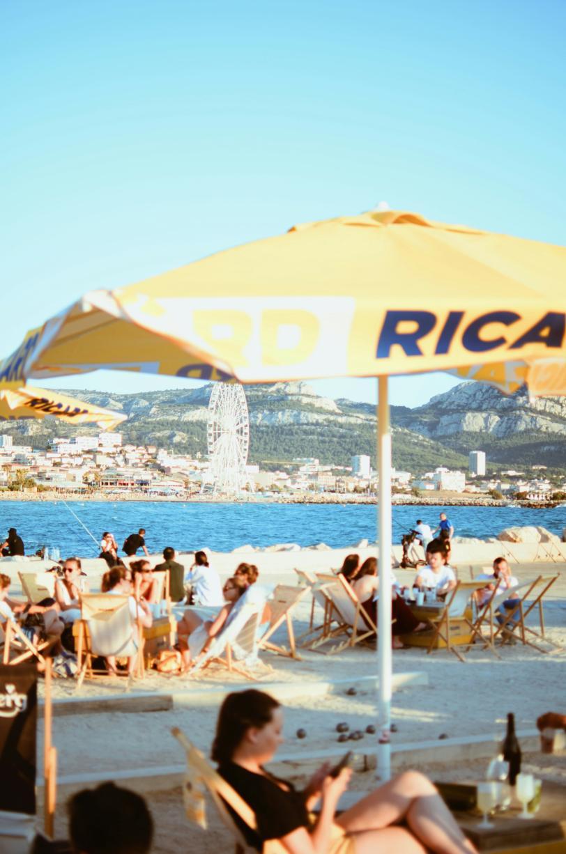 Une terrasse de café à Marseille 
