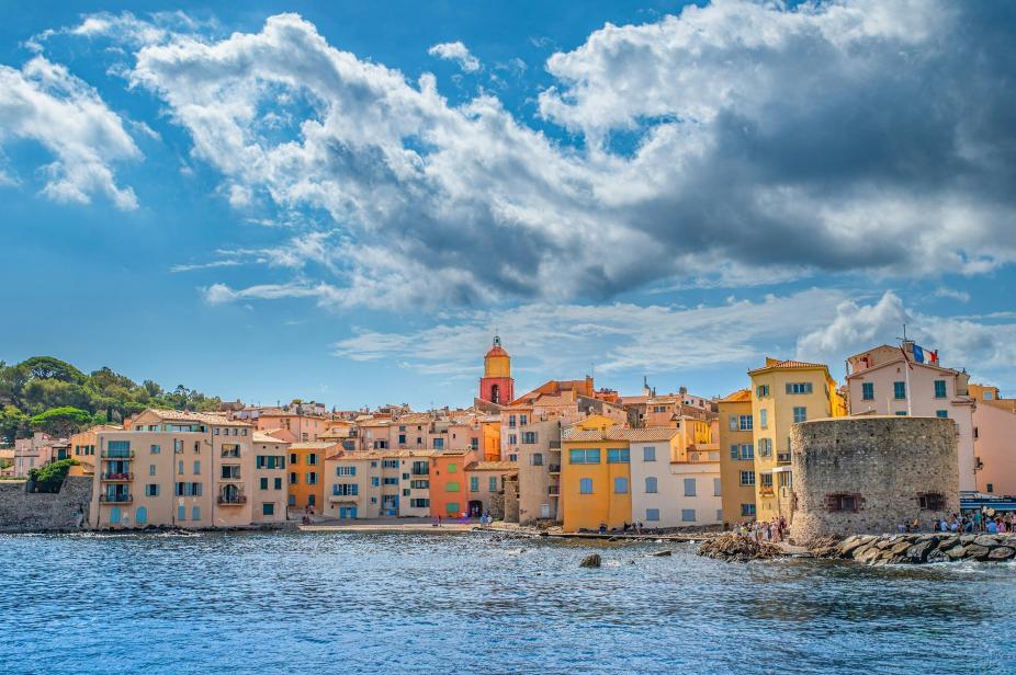 Saint-Tropez vue de la mer