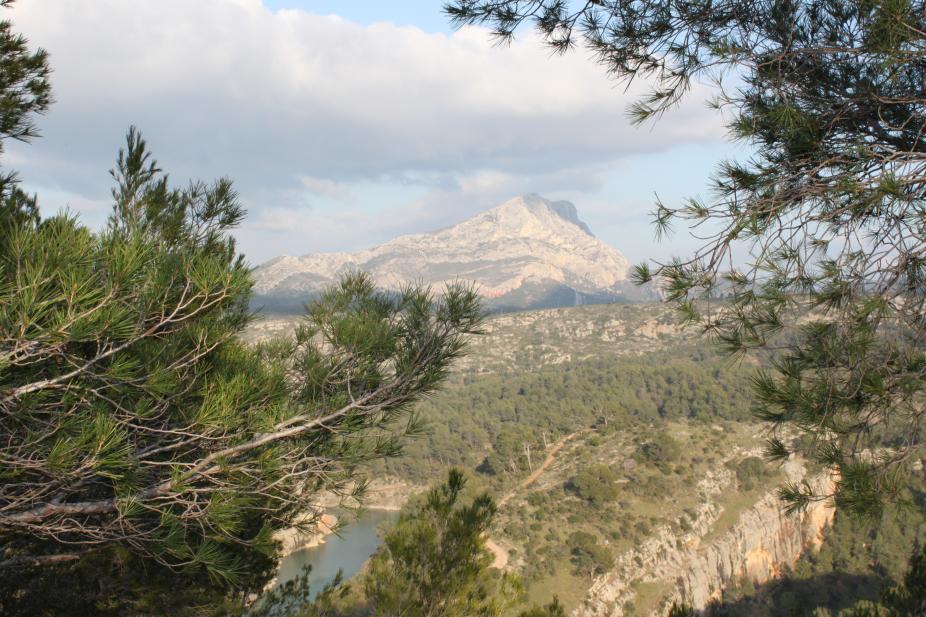 La Sainte-Victoire au loin 