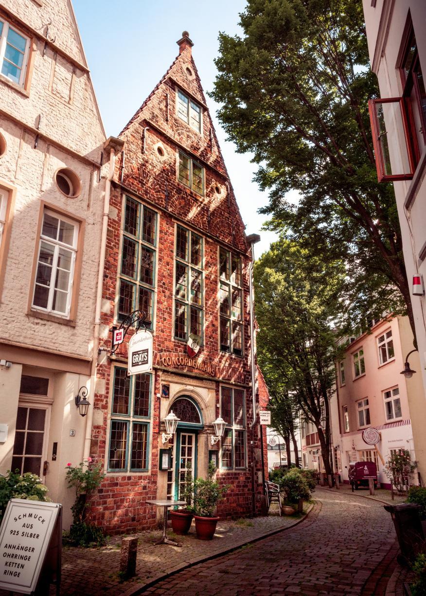 La vieille ville de Brême, en Allemagne 
