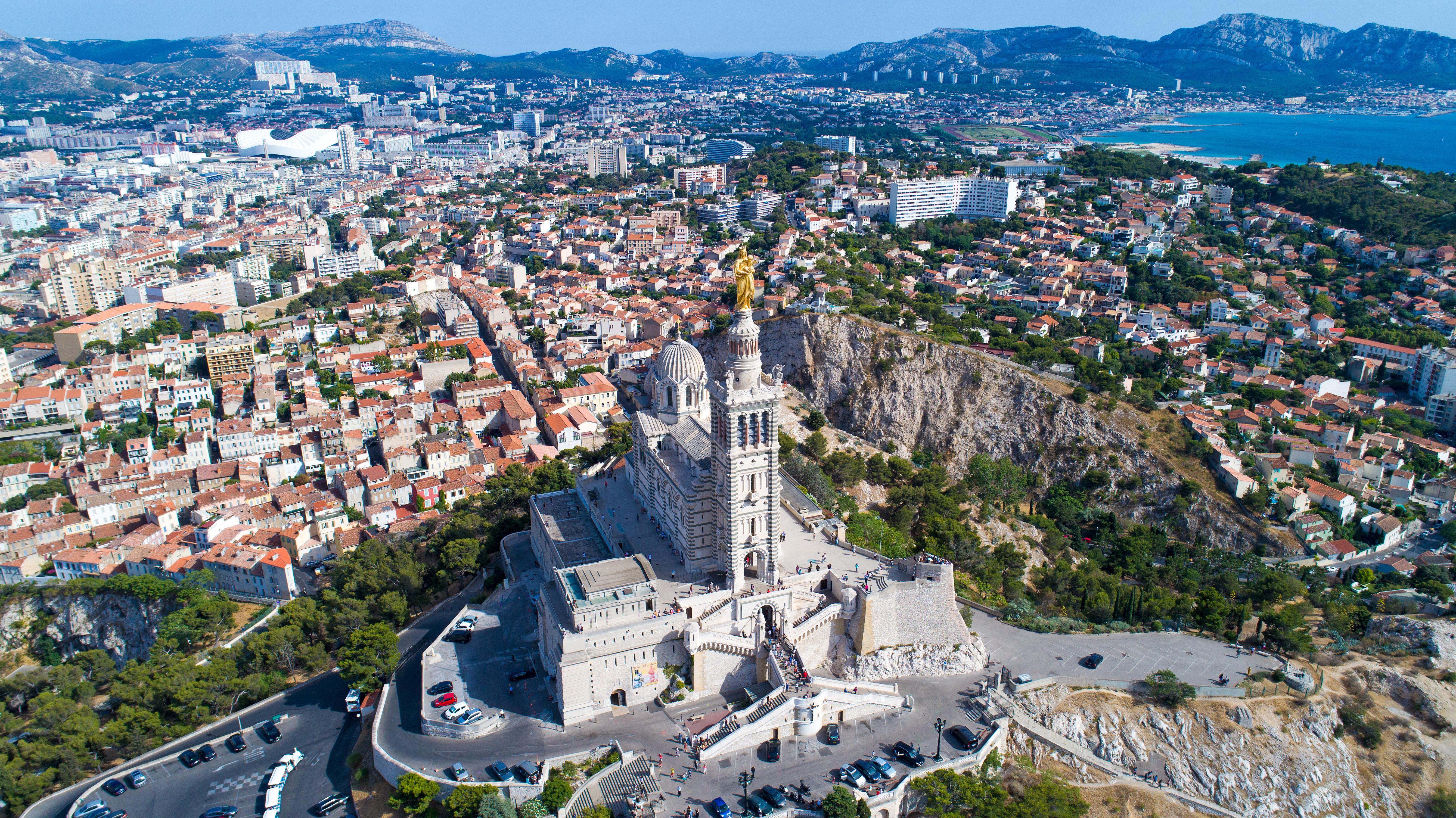 Marseille vue du ciel