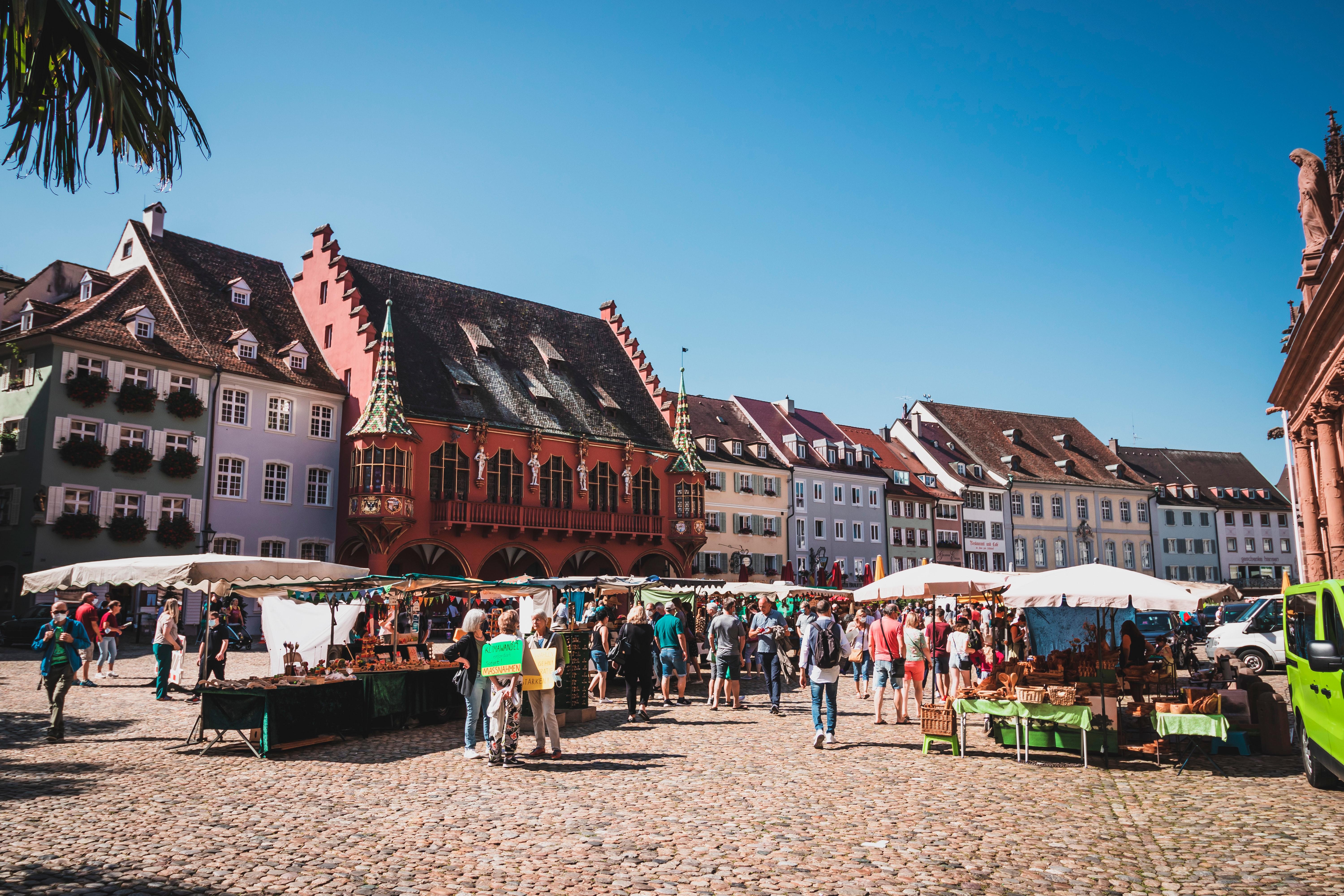 Le marché de Fribourg-en-Brisgau