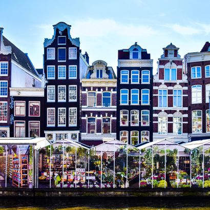 Le marché aux fleurs d'Amsterdam 