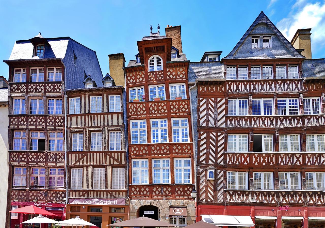 Les maisons à pan de bois de Rennes