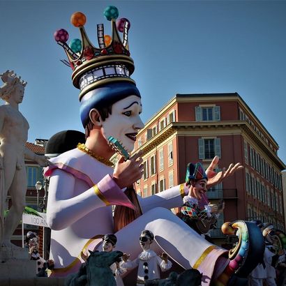 Le roi du carnaval de Nice