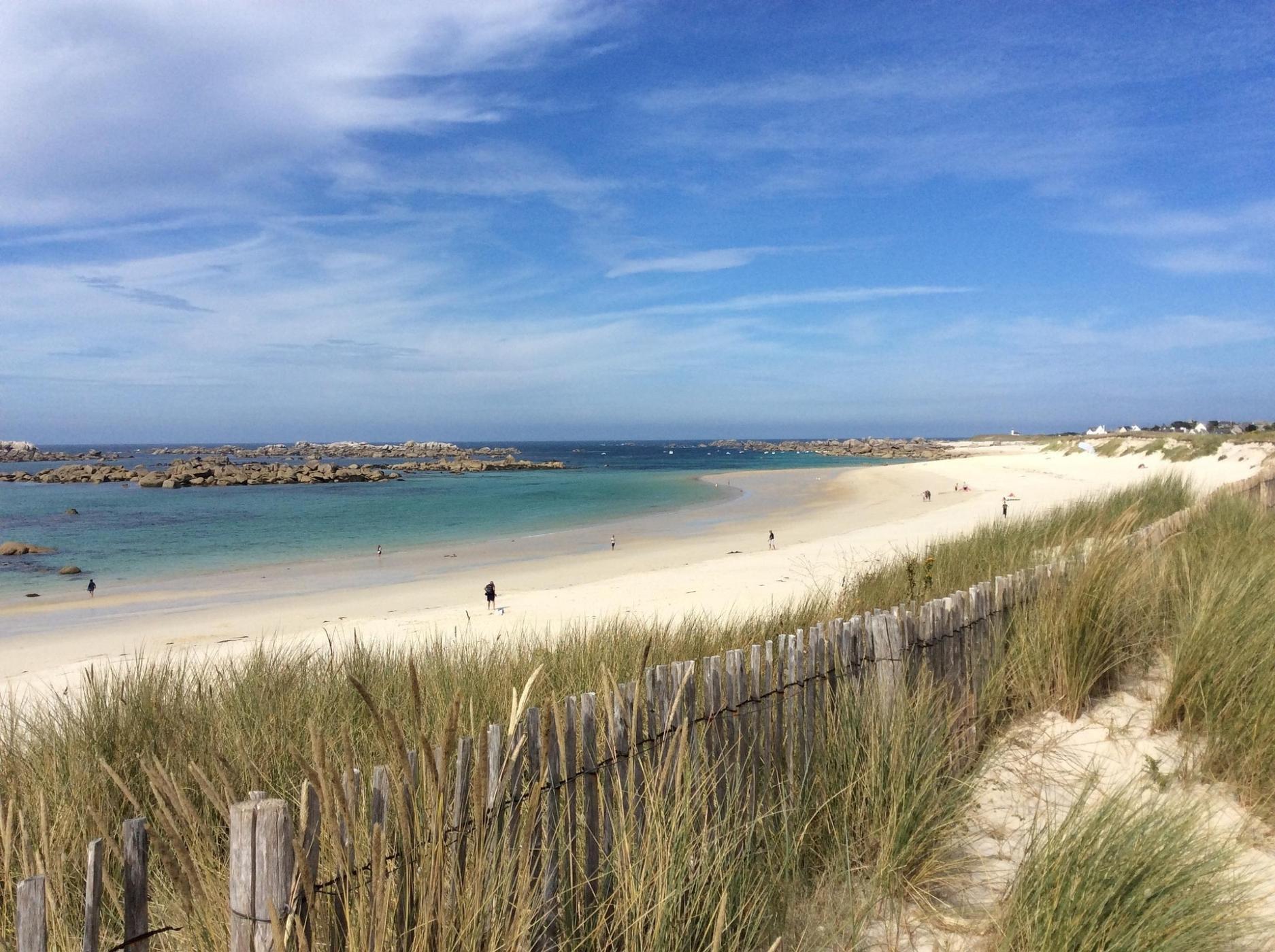 Une plage en Bretagne