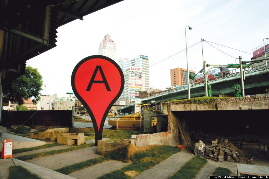 25- Google Maps dans les rues de Taipei, Taïwan