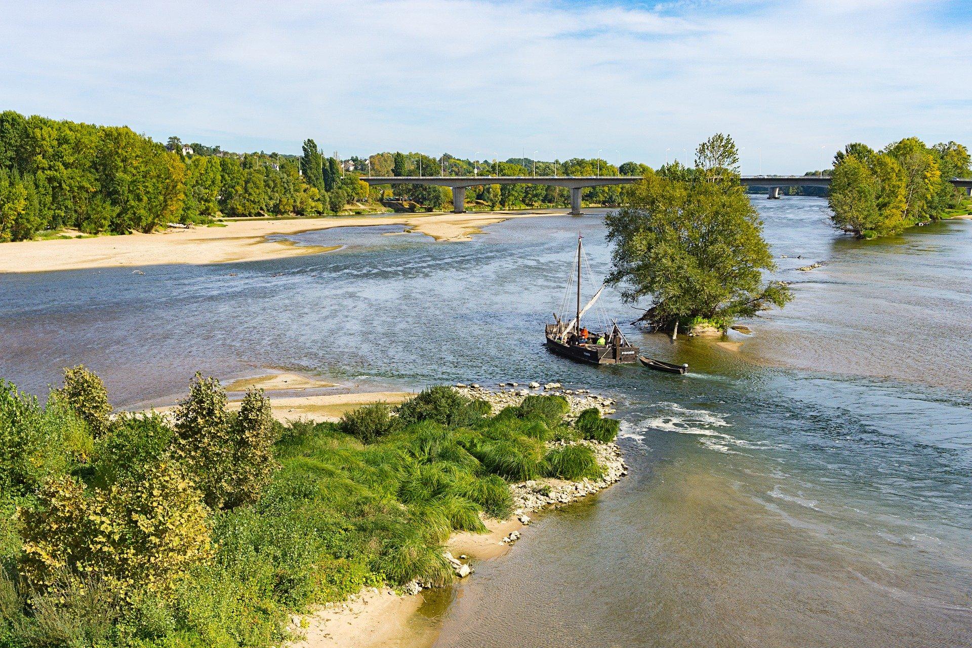 En bateau sur la Loire