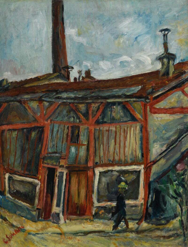 L'atelier de l'artiste à la cité Falguière, Soutine