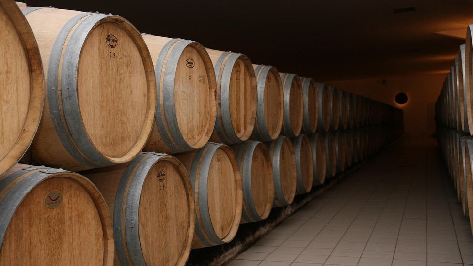 Les tonneaux de vin de Bordeaux