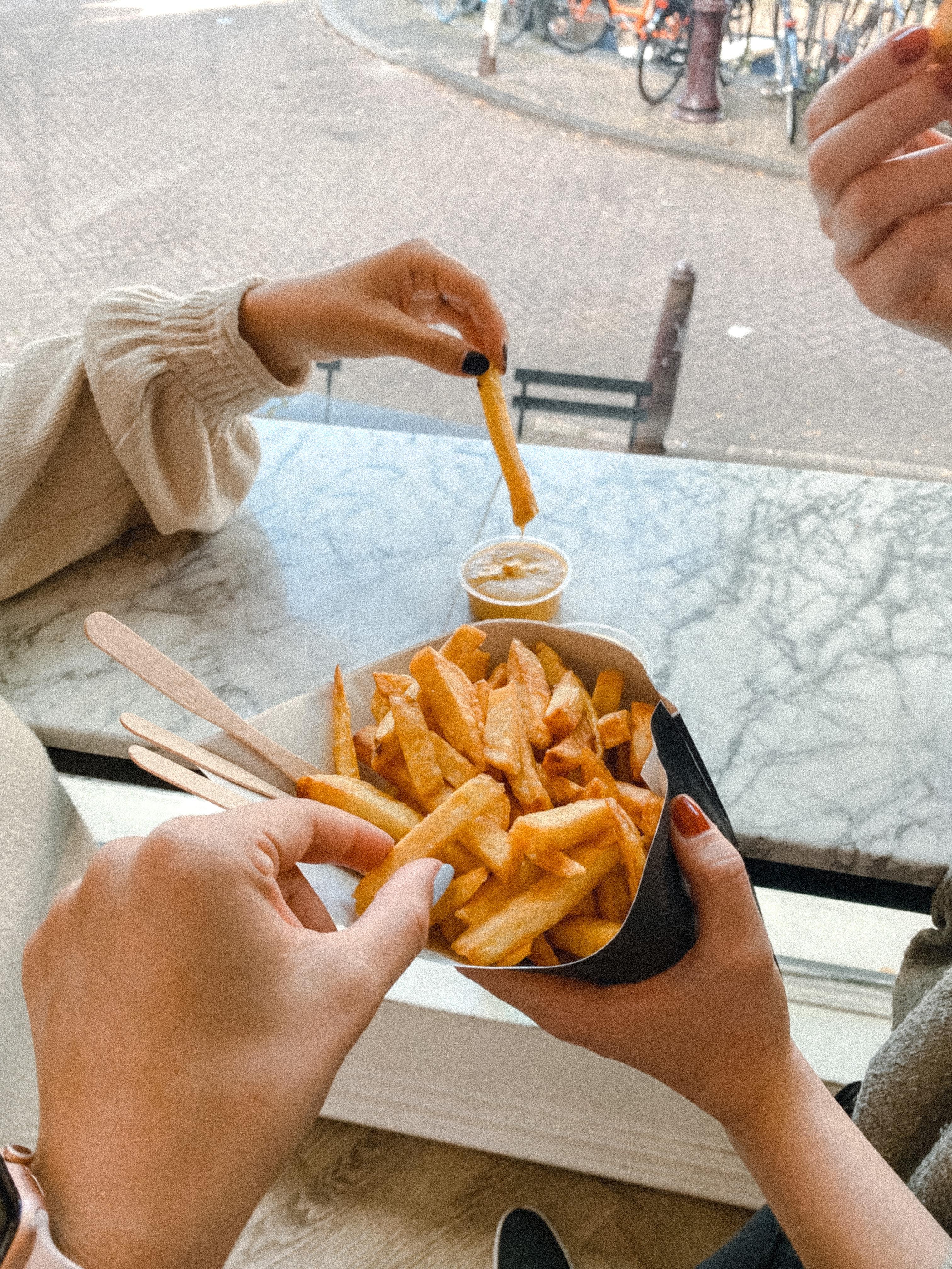 Baraque à frites à Bruxelles