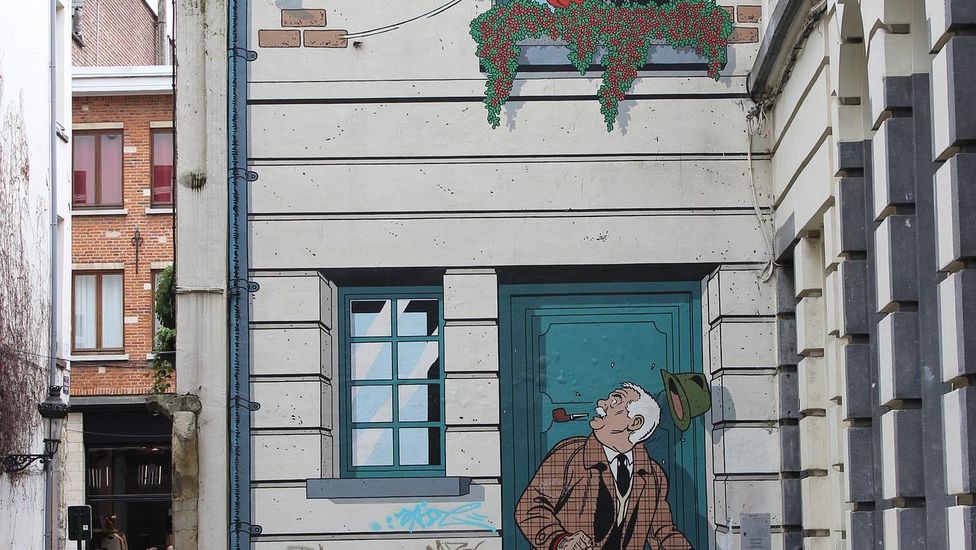 Mur peint de Bande dessinée à Bruxelles