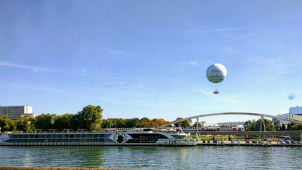 La montgolfière du parc André-Citroën à Paris 