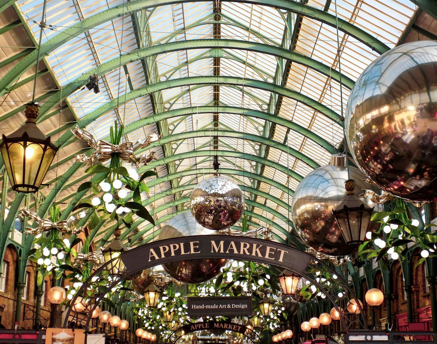 Le marché de Noël de Covent Garden
