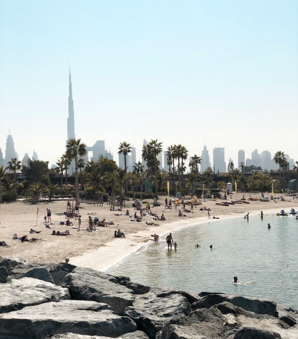 La Mer Beach, à Dubaï